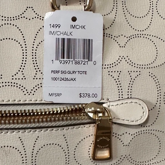 Coach Ivory Signature C Gallery Tote - Picture 14 of 14